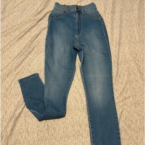 Fashion Nova Flex Game Strong Super High Rise Skinny Jeans Size 5